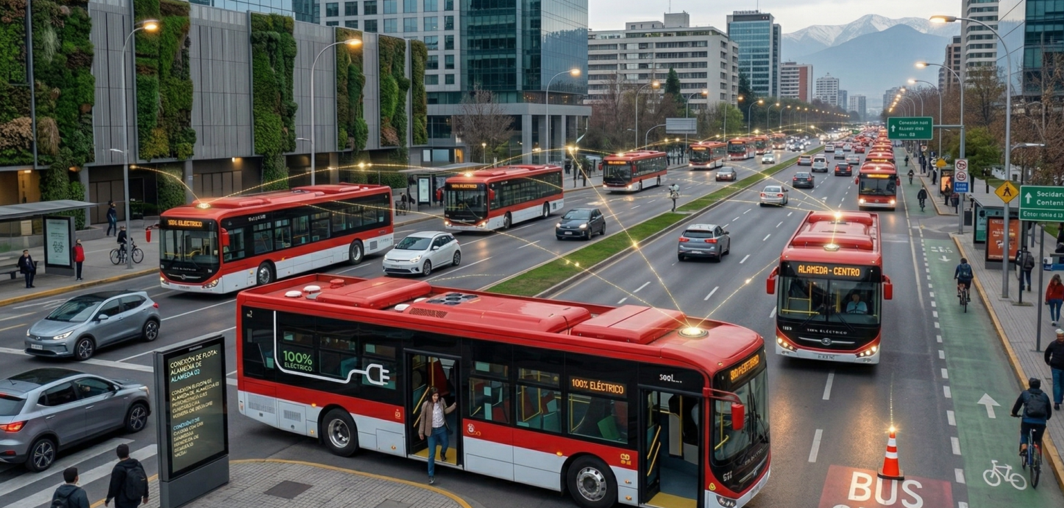 Supresor de incendios para bus eléctrico